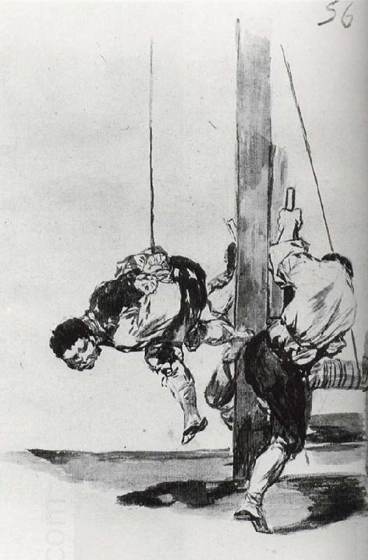 Francisco Goya Torture of a Man China oil painting art